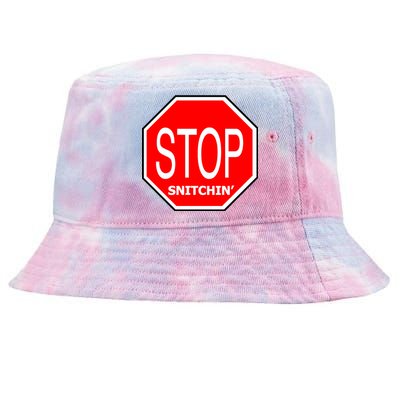 STOP Snitching Snitchin' Tie-Dyed Bucket Hat