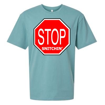 STOP Snitching Snitchin' Sueded Cloud Jersey T-Shirt