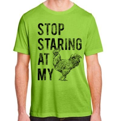 Stop Staring At My Cock Adult ChromaSoft Performance T-Shirt