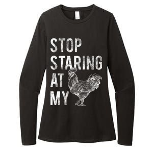 Stop Staring At My Cock Womens CVC Long Sleeve Shirt