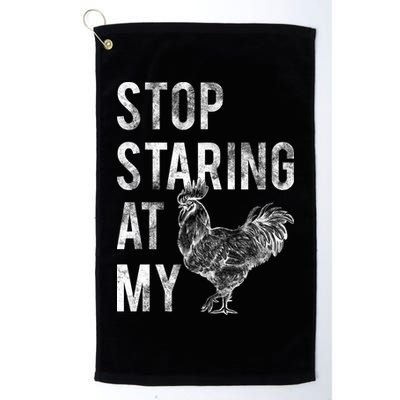 Stop Staring At My Cock Golf Towel