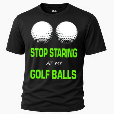 Stop Staring At My Golf Balls Performance Shirt