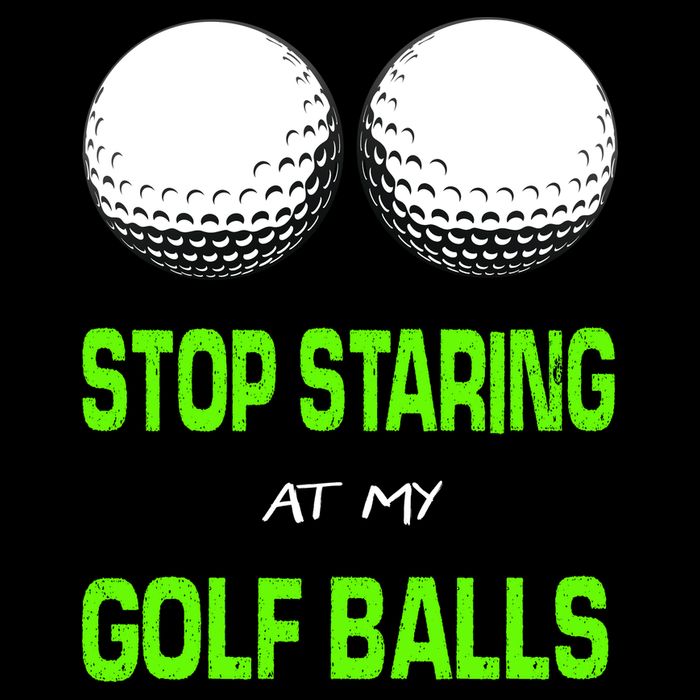 Stop Staring At My Golf Balls Backpack