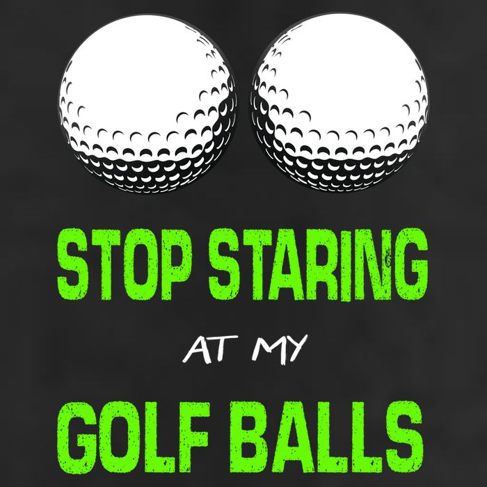 Stop Staring At My Golf Balls Adult Drive Performance Visor