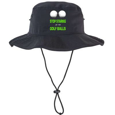 Stop Staring At My Golf Balls Legacy Cool Fit Booney Bucket Hat