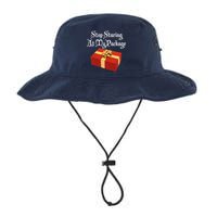 Stop Staring At My Package Christmas Present X-Mas Bucket Hat