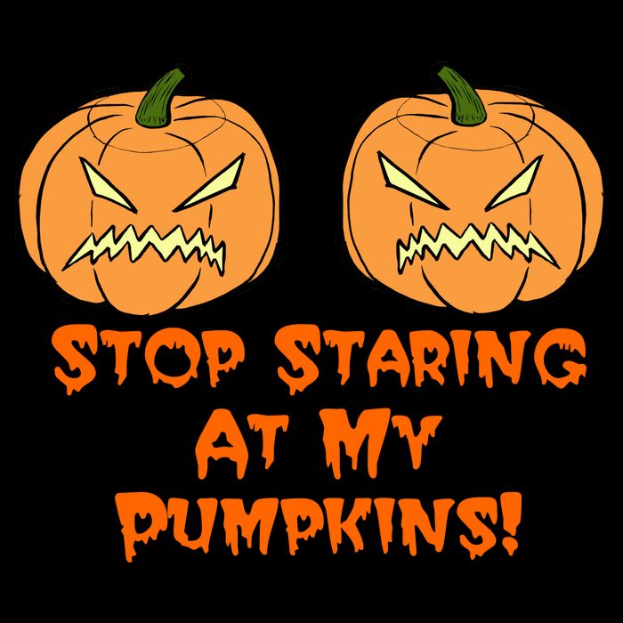 Stop Staring At My Pumpkins Halloween Costume Impact Tech Backpack