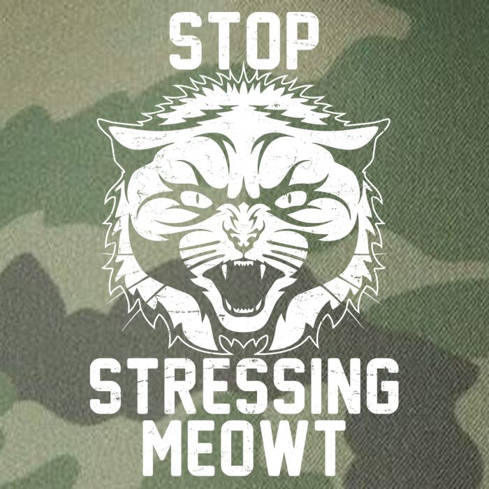 Stop Stressing Meowt Angry Cat Legacy Tie Dye Trucker Hat