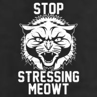 Stop Stressing Meowt Angry Cat Tumbler