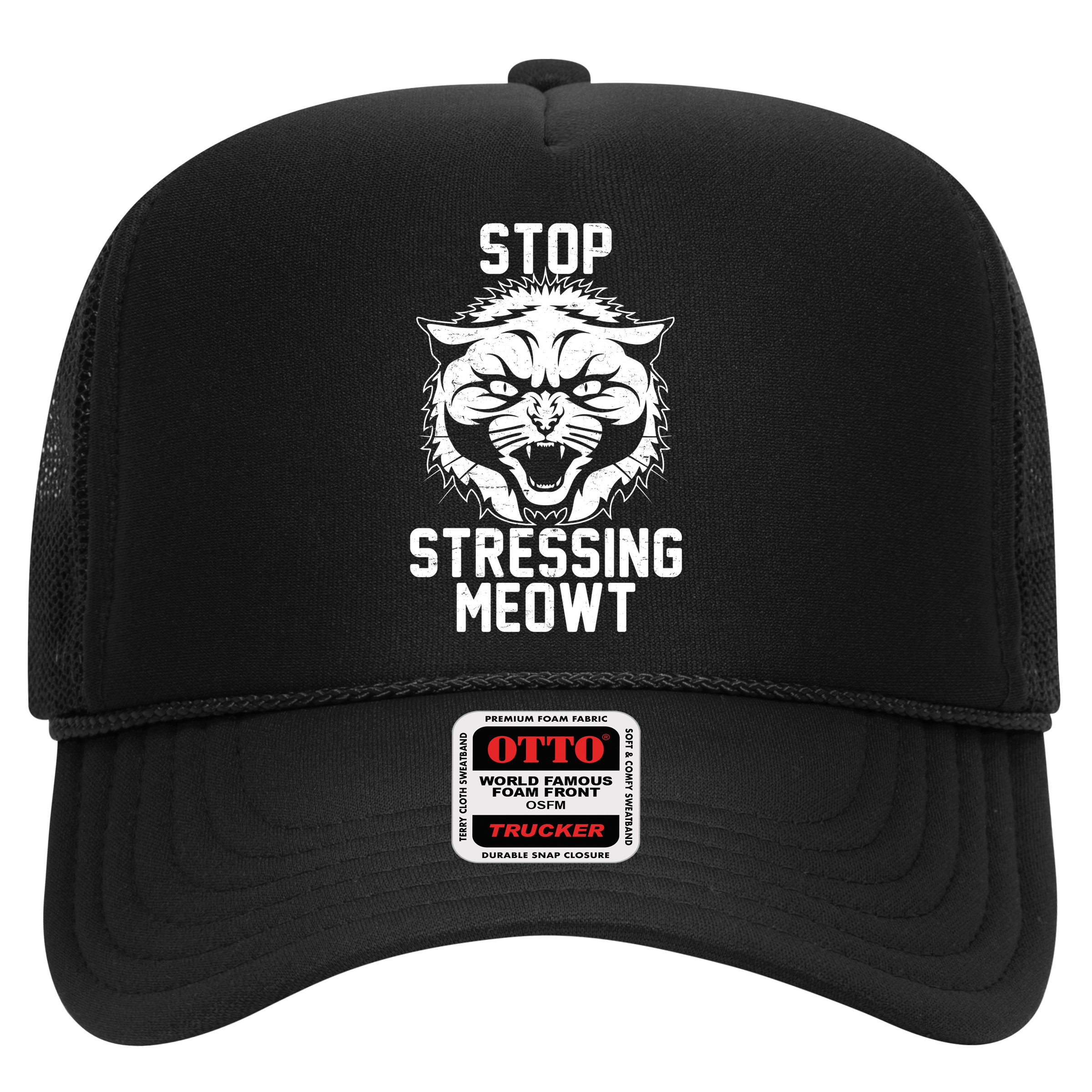 Stop Stressing Meowt Angry Cat Hat
