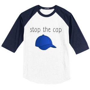 Stop The Cap Baseball Sleeve Shirt