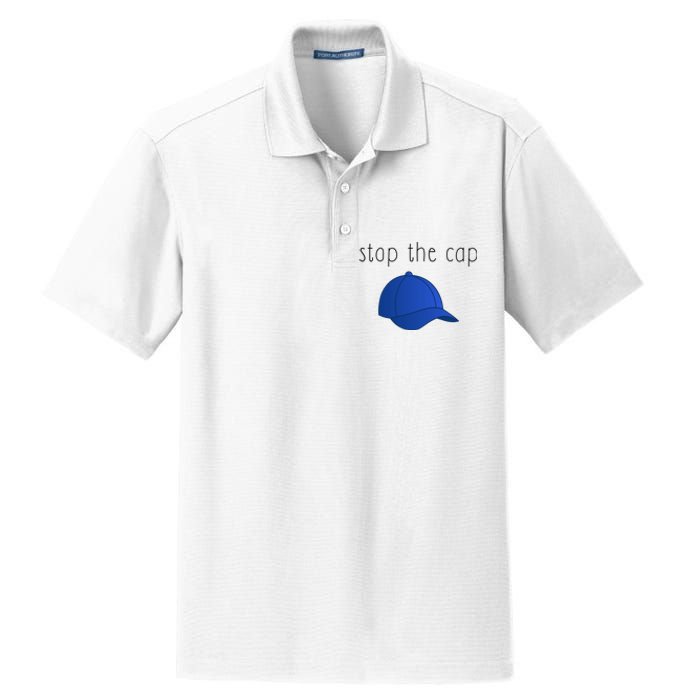 Stop The Cap Dry Zone Grid Polo