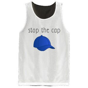 Stop The Cap Mesh Reversible Basketball Jersey Tank