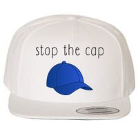 Stop The Cap Wool Snapback Cap