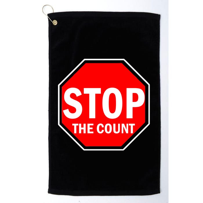 Stop The Count Golf Towel