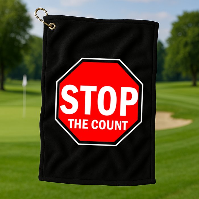 Stop The Count Golf Towel