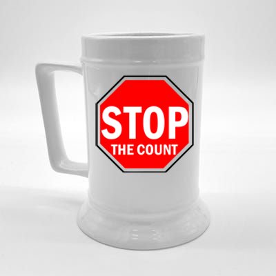 Stop The Count Beer Stein