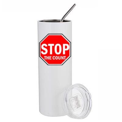 Stop The Count Stainless Steel Tumbler