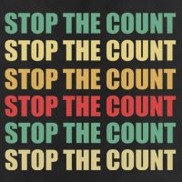 Stop The Count Word Mashup Garment-Dyed Fleece Hoodie