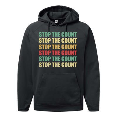 Stop The Count Word Mashup Performance Fleece Hoodie