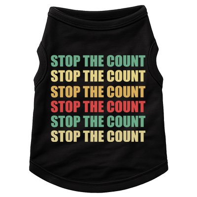 Stop The Count Word Mashup Doggie Tank