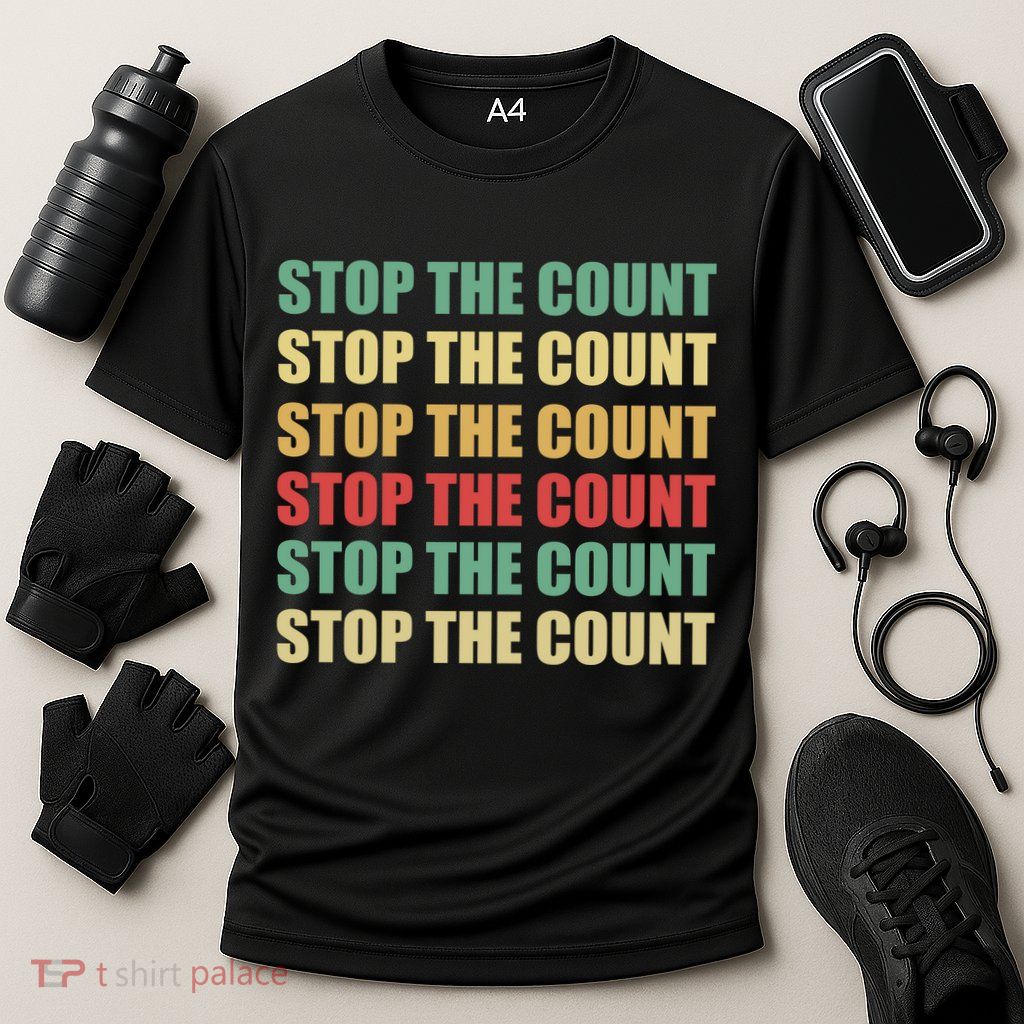 Stop The Count Word Mashup Performance Shirt