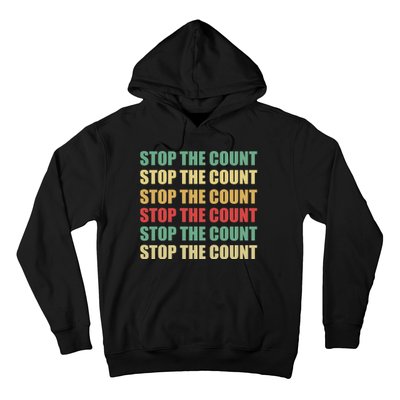 Stop The Count Word Mashup Hoodie