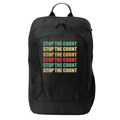 Stop The Count Word Mashup City Backpack