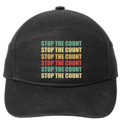 Stop The Count Word Mashup 7-Panel Snapback Hat