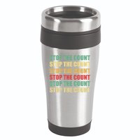 Stop The Count Word Mashup 16oz Travel Tumbler