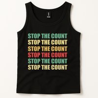 Stop The Count Word Mashup Tank Top