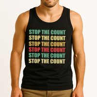 Stop The Count Word Mashup Tank Top