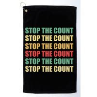 Stop The Count Word Mashup Golf Towel