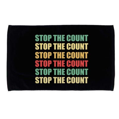 Stop The Count Word Mashup Microfiber Hand Towel