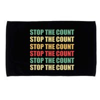 Stop The Count Word Mashup Microfiber Hand Towel