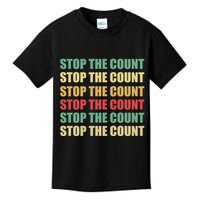 Stop The Count Word Mashup Kids T-Shirt