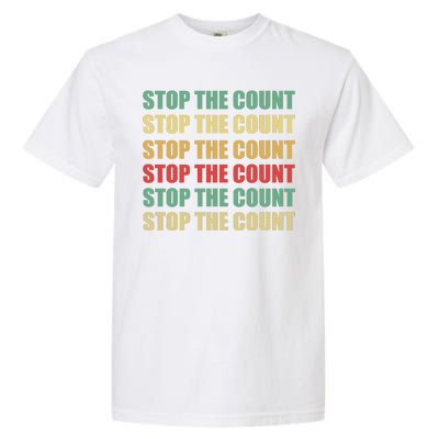 Stop The Count Word Mashup Garment-Dyed Heavyweight T-Shirt