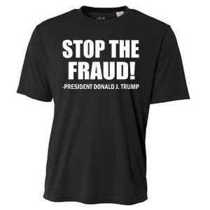 Stop The Fraud Donald J Trump Cooling Performance Crew T-Shirt