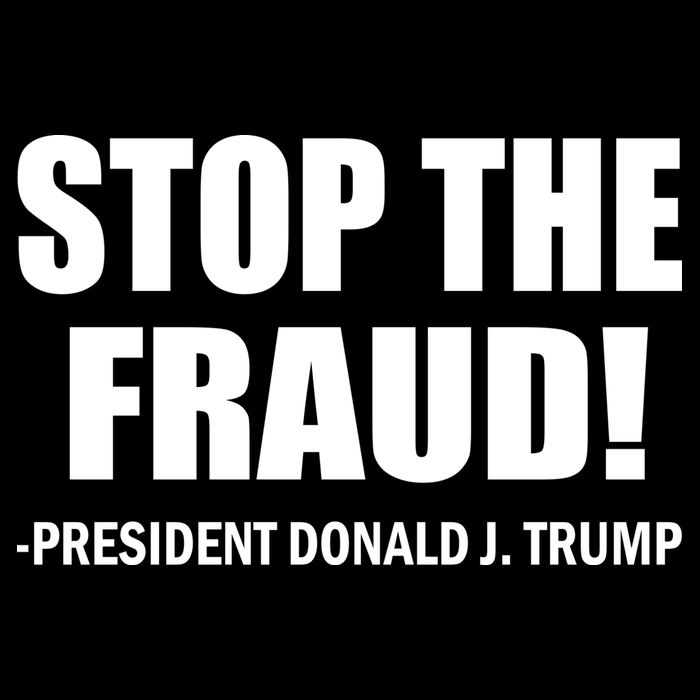 Stop The Fraud Donald J Trump Cooling Performance Crew T-Shirt