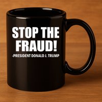 Stop The Fraud Donald J Trump 11oz C Handle Ceramic Mug
