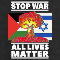 Stop War All Lives Matter Israel Palestine Trucker Hat