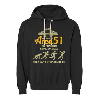 Storm Area 51 5K Fun Run Garment-Dyed Fleece Hoodie
