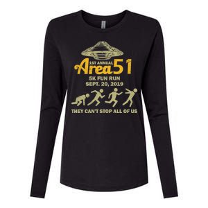 Storm Area 51 5K Fun Run Womens Cotton Relaxed Long Sleeve T-Shirt