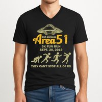 Storm Area 51 5K Fun Run V-Neck T-Shirt
