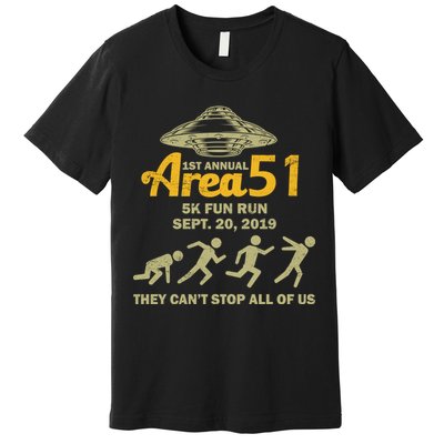 Storm Area 51 5K Fun Run Premium T-Shirt