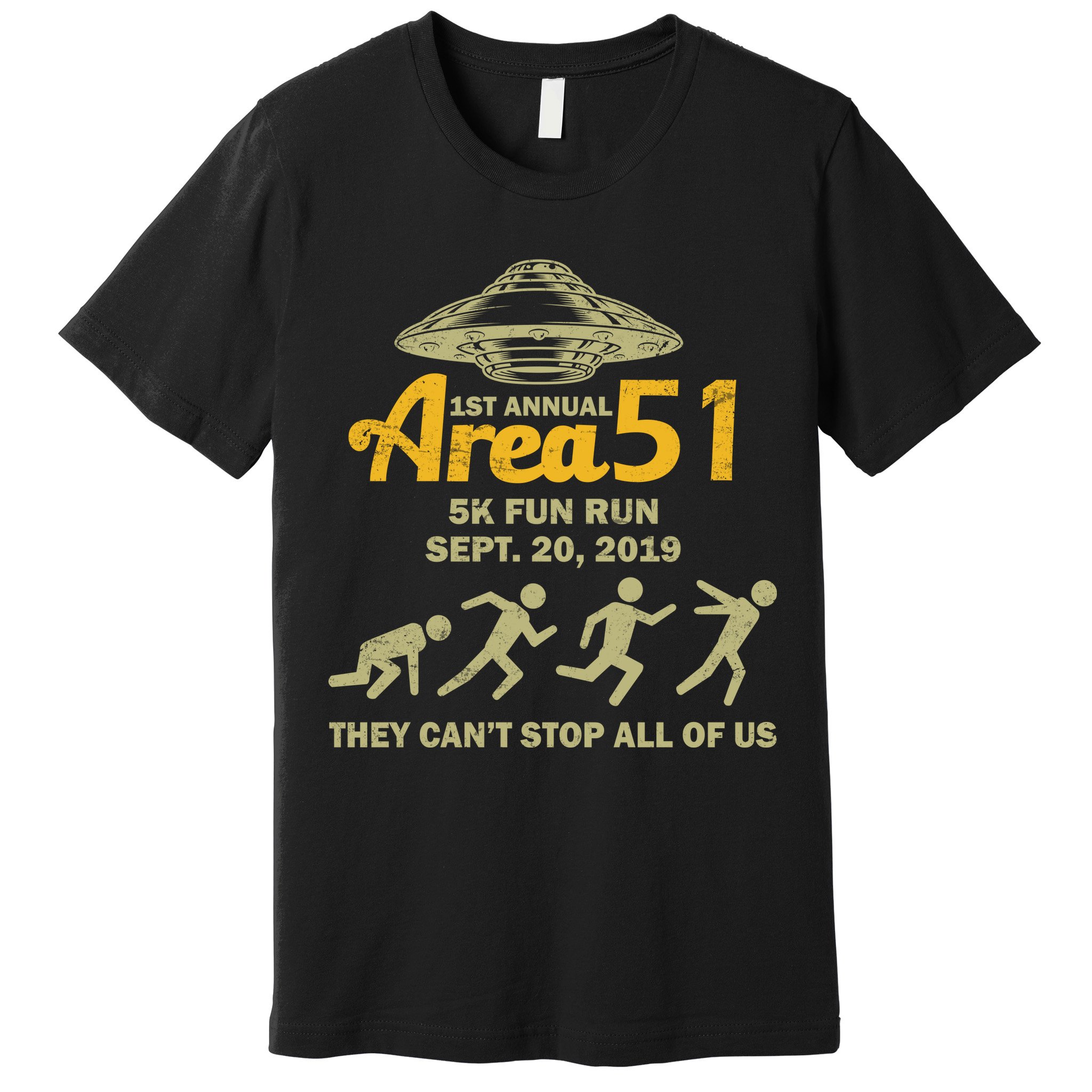 Storm Area 51 5K Fun Run Premium T-Shirt