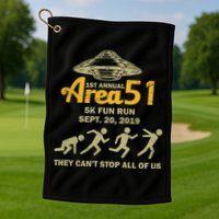 Storm Area 51 5K Fun Run Golf Towel