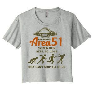 Storm Area 51 5K Fun Run Women's Crop Top Tee