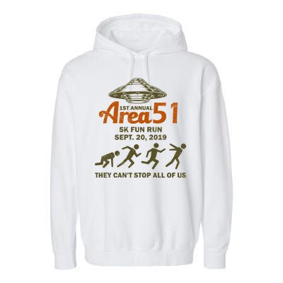 Storm Area 51 5K Fun Run Garment-Dyed Fleece Hoodie