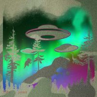 Storm Area 51 Alien Dinosaur UFO Legacy Tie Dye Trucker Hat